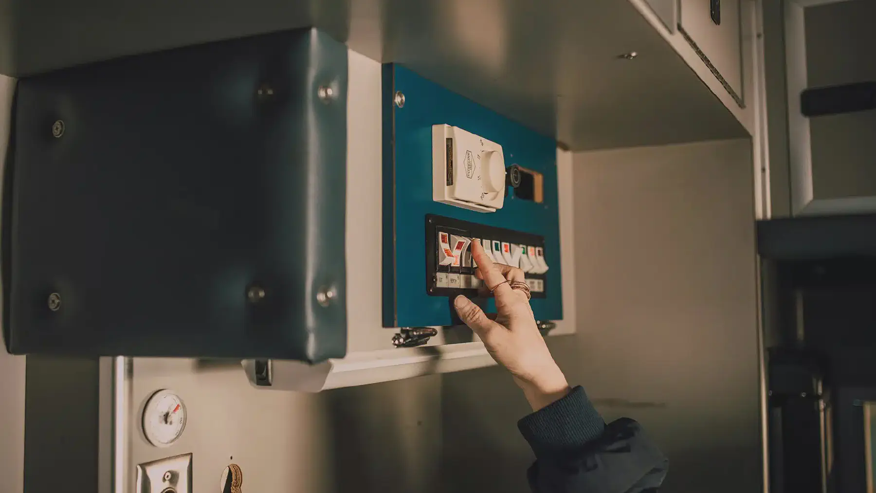 Switchboard in a St Kilda apartment building