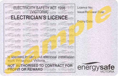 electrician licence